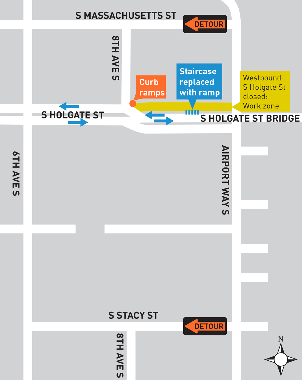 S Holgate St Transportation seattle.gov