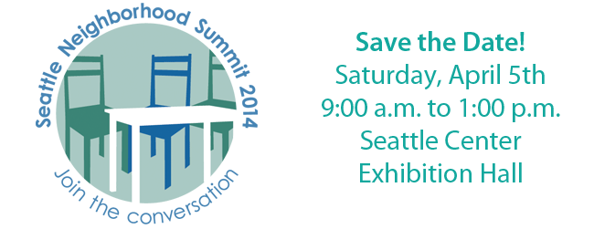 Seattle Neighborhood Summit 2014