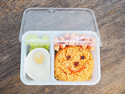 Photo of leftovers in a container