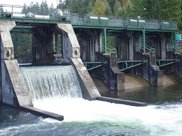 Photo of the Landsburg Diversion Dam