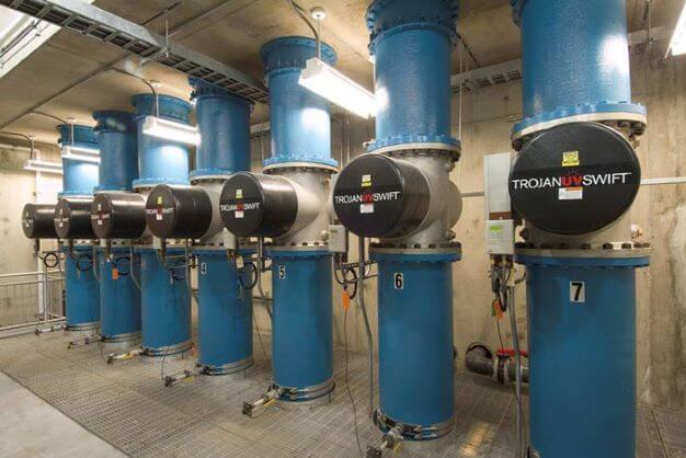 Photo of UV reactors