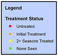 Cedar-knotweed-treatment-2010-legend-only