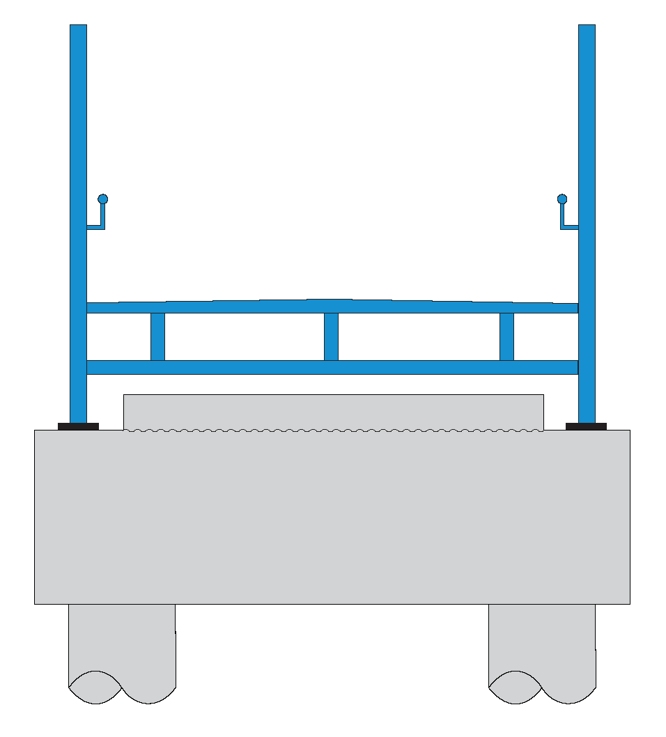 A profile view of option two for the 33rd Ave W Ped and Bike Bridge.