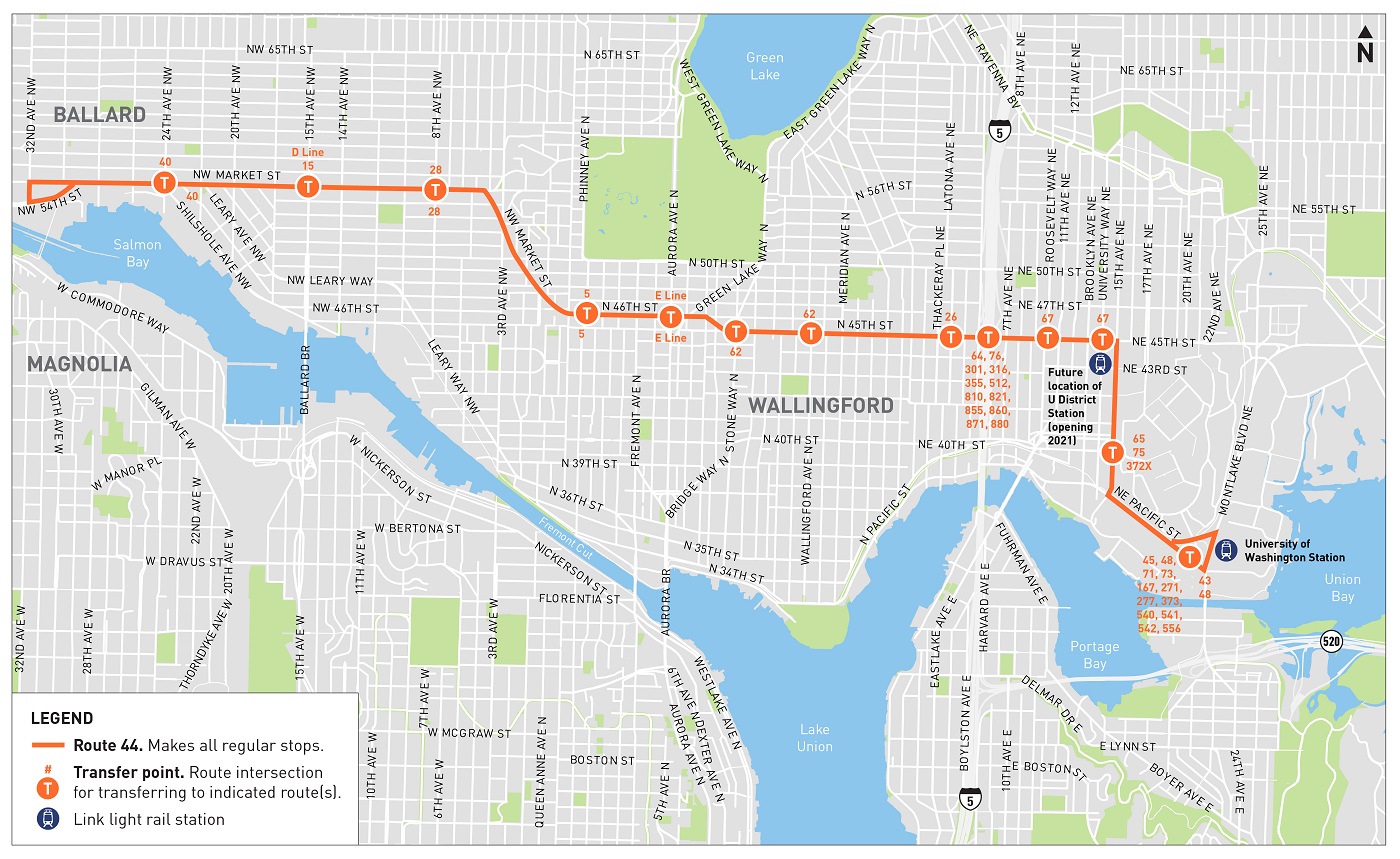 Route 44 - Transit-Plus Multimodal Corridor - Transportation  seattle.gov