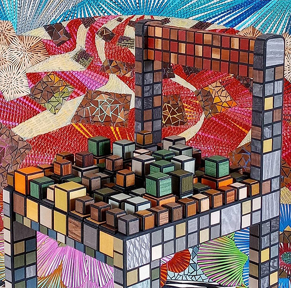 Happy Room — Mosaic Collage and digital indigiqueer: a showcase of