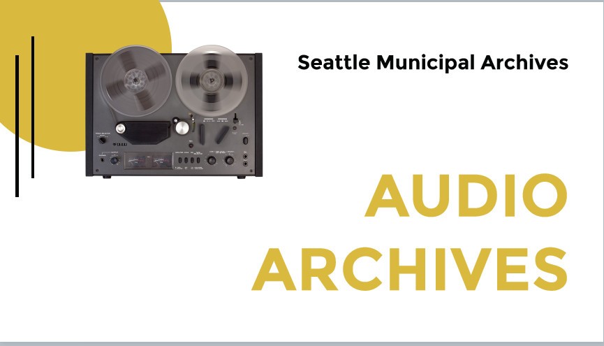 Opening slide of Audio Archives