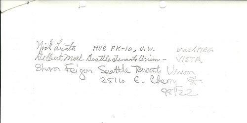 sign-in sheet August 14, 1978