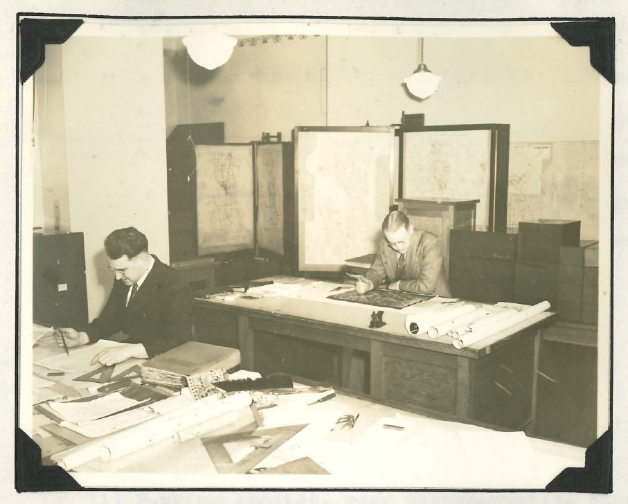 drafting table in Traffic Engineering division