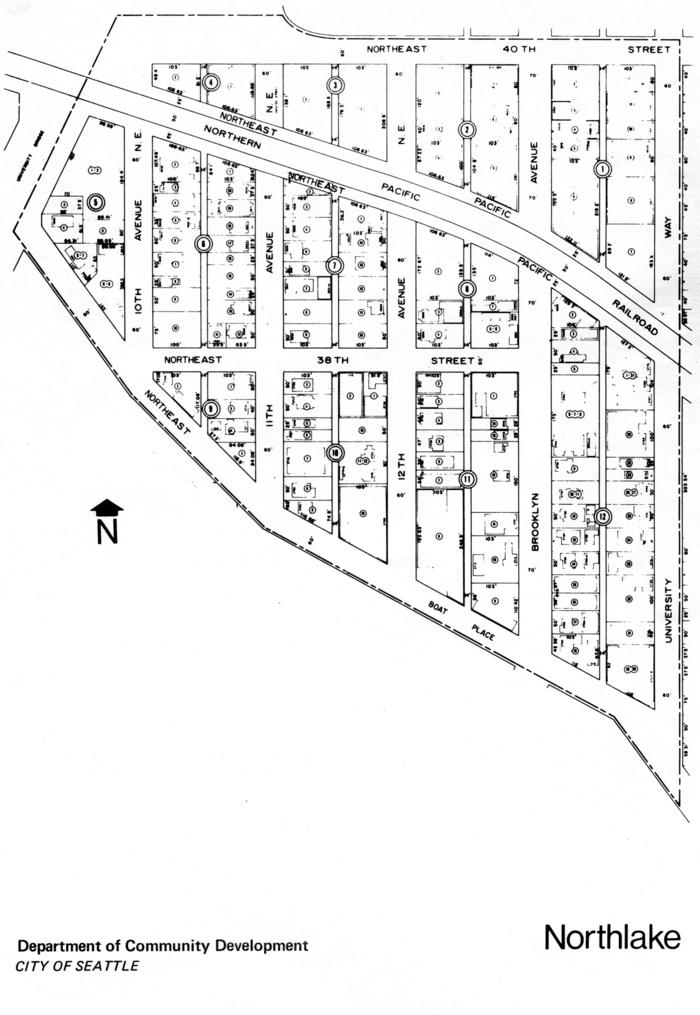 Northlake map