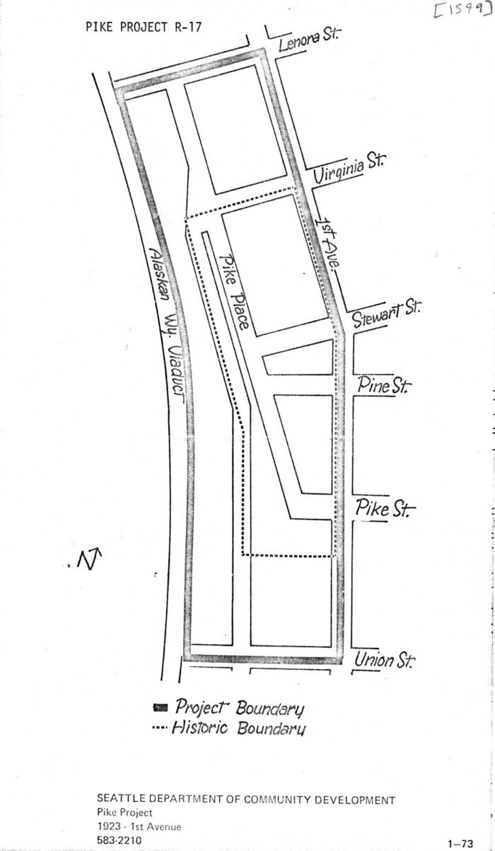 Pike Place Market Project map