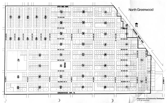 North Greenwood map