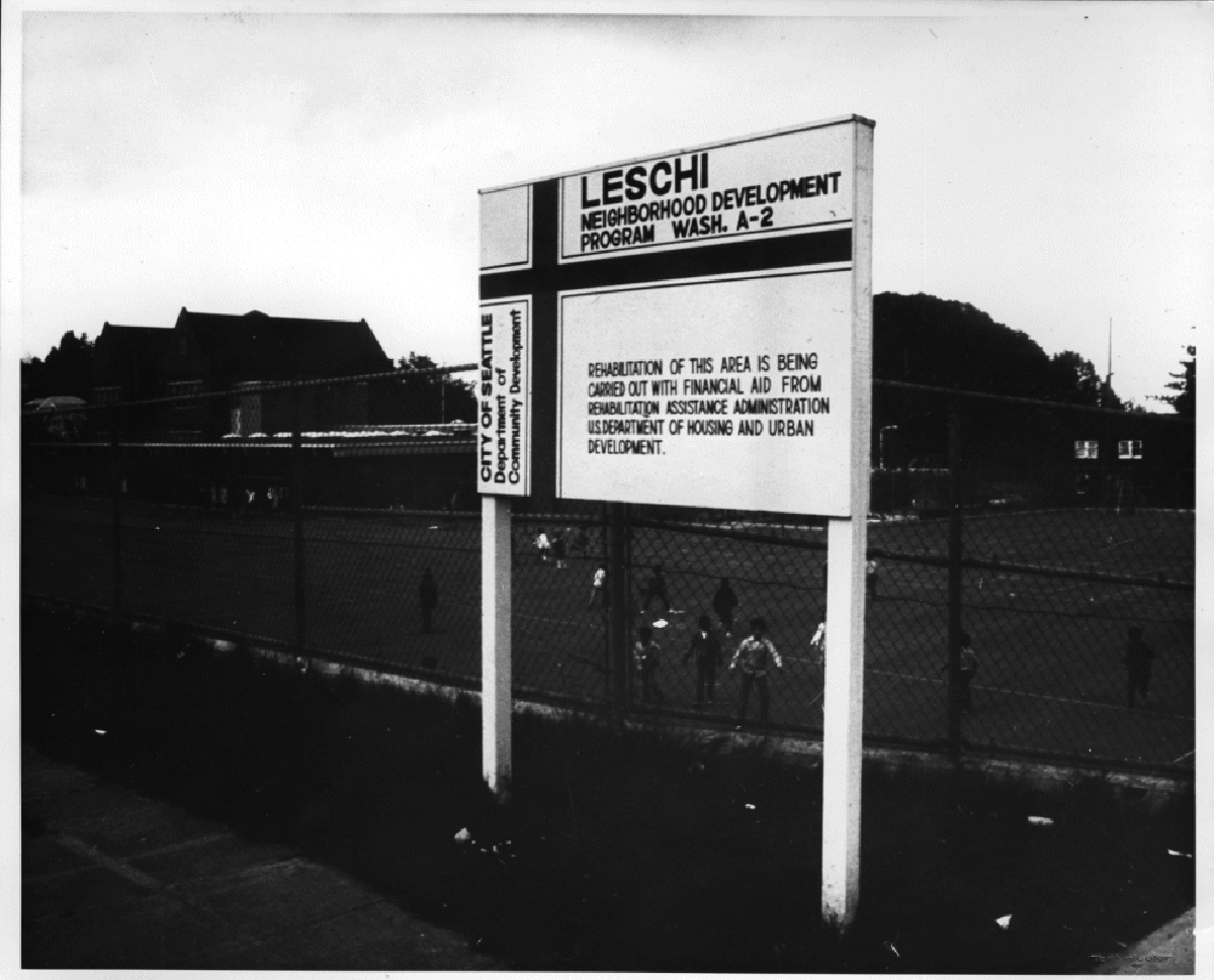 Leschi Neighborhood Development playfield, ca. 1973
