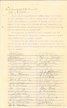 amusement petition