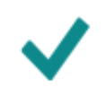 Dark green check mark