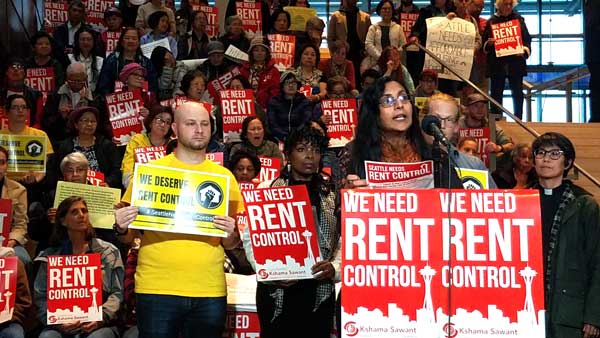 Councilmember Kshama Sawant and Rent control
