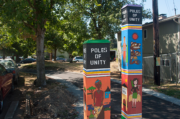 "Poles of Unity" by Lawrence Pitre.