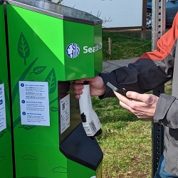 Photo of Curbside Level 2 Electric Vehicle Charger