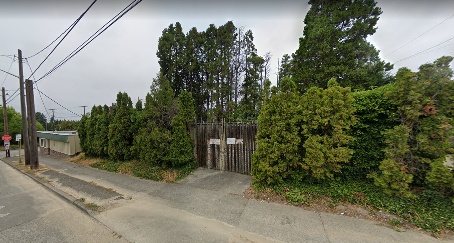 street view of former substation property