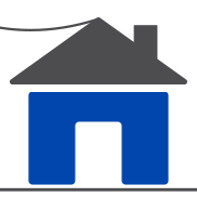 Graphic of lateral power lines and houses