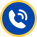 Graphic of a phone on a blue background