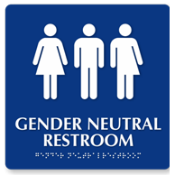 Example of All-Gender Restroom sign