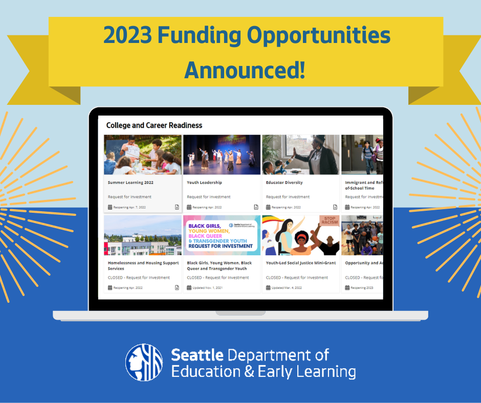 2023 Funding Opportunities Announced!