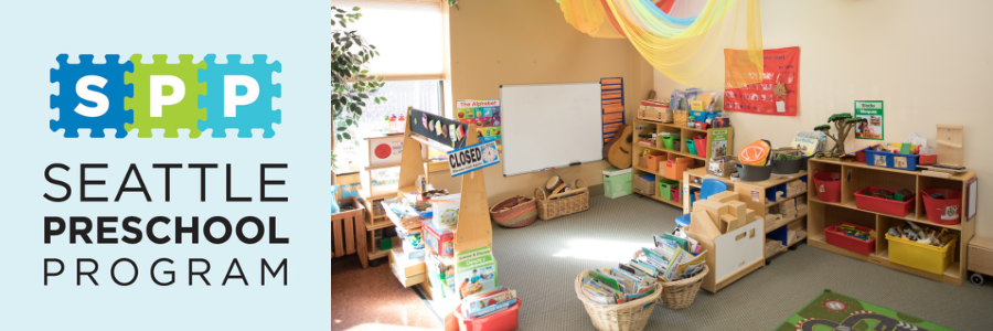 Image of high-quality preschool classroom with multiple learning stations and educational toys