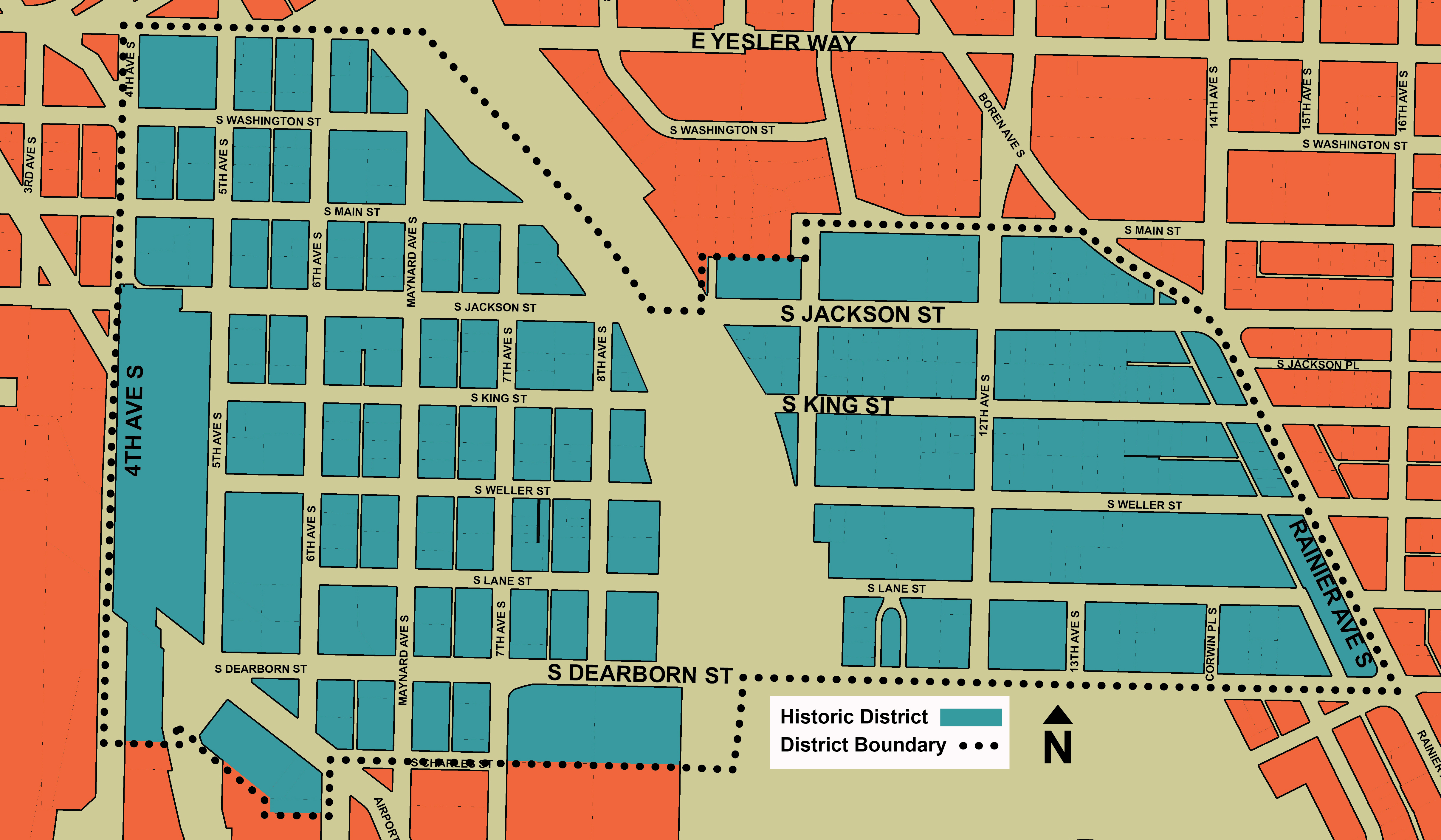 Map of International Special Review District Boundary