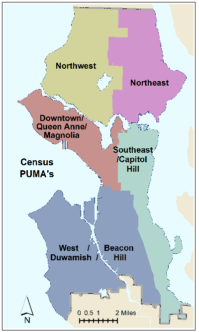 American Community Survey 3 Year Data Series Map