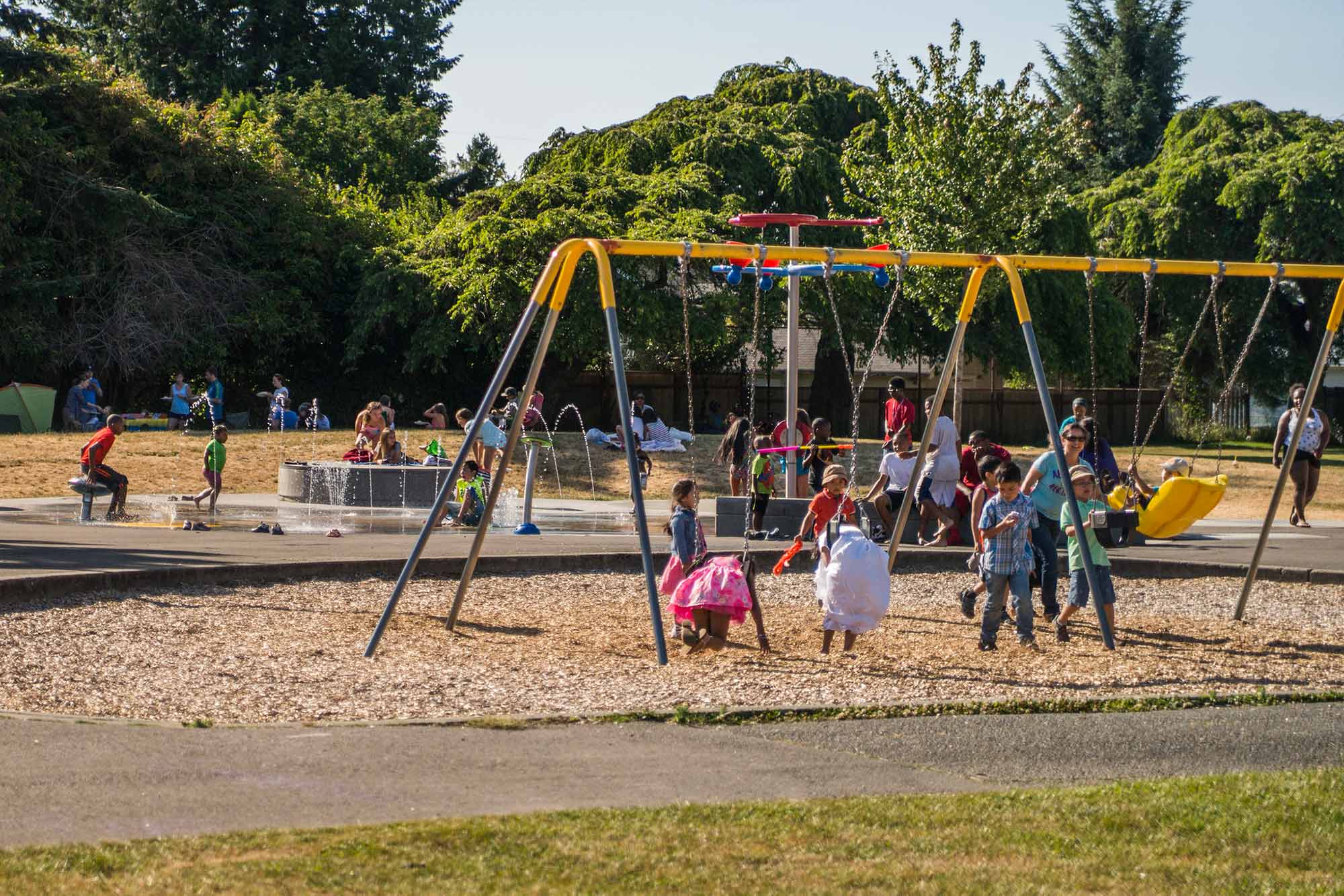 Highland Park Playground Parks Seattle Gov