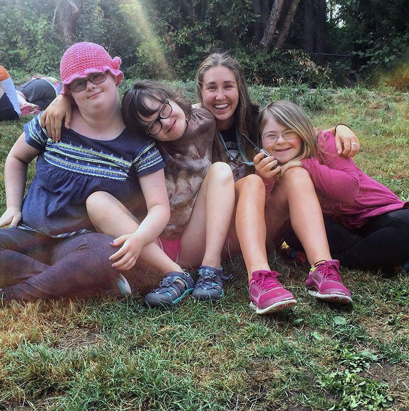Girls at camp