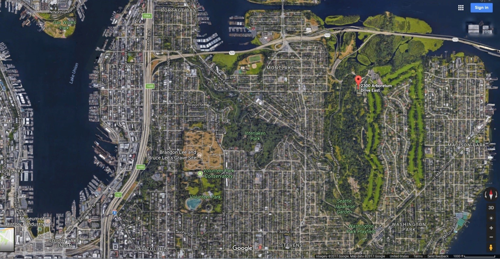 Arboretum Environmental Education Center Location Map