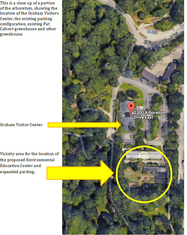 Arboretum Environmental Education Center Location Map Details