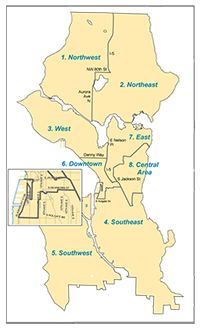 Design Review Boards District Map