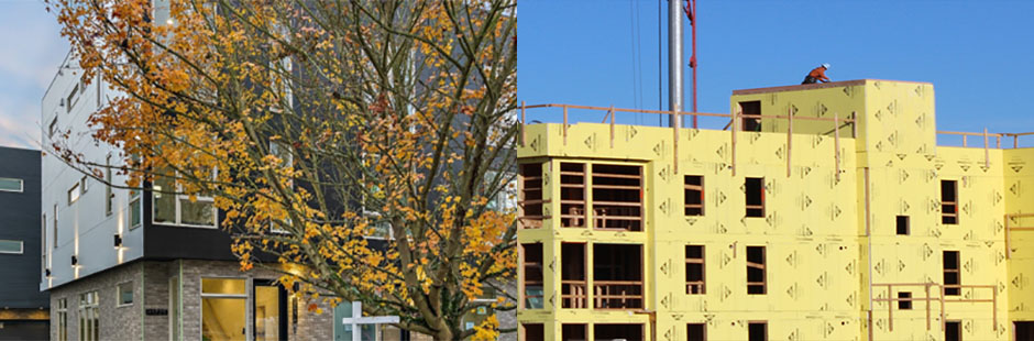 Two examples of housing projects.