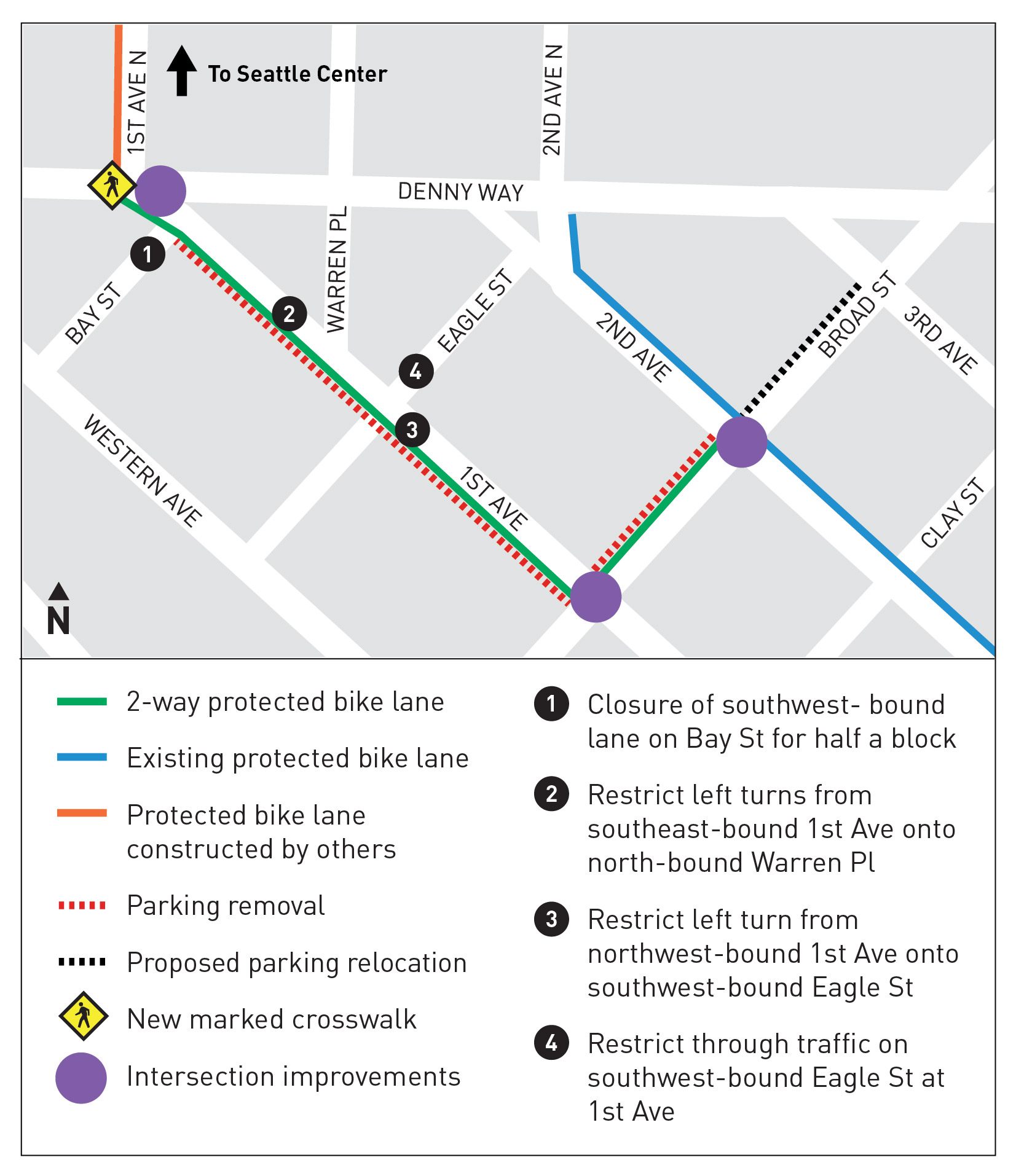 1st and Broad project map