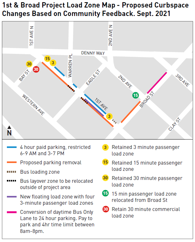 1st and Broad load zone map