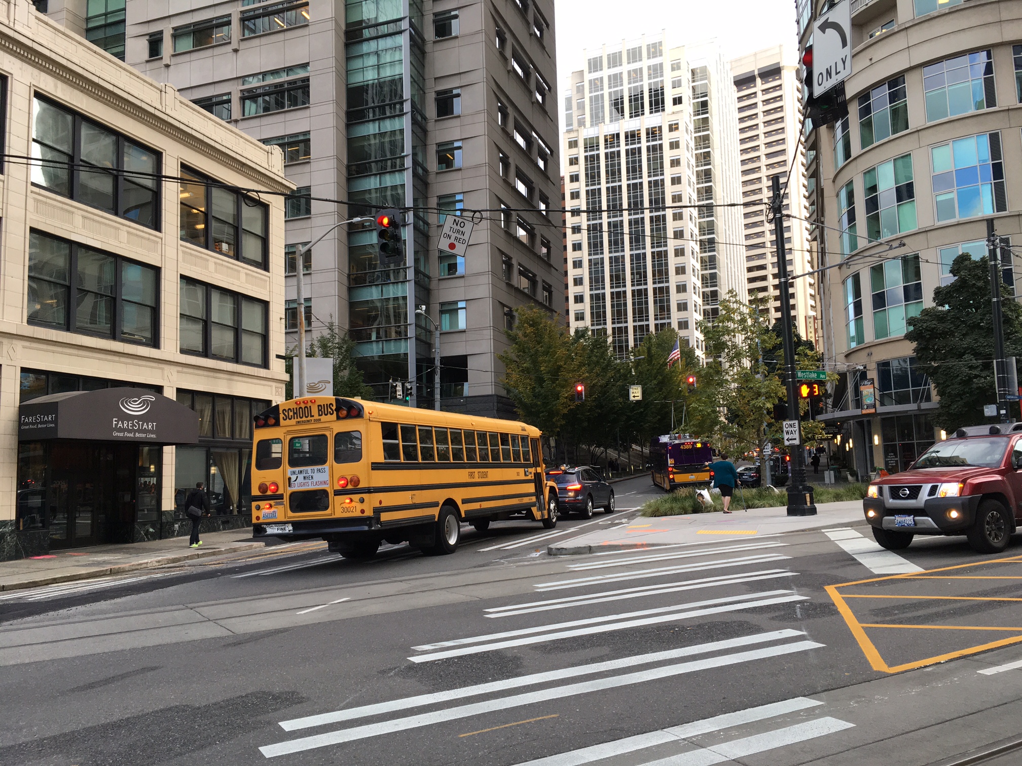 7th Ave and Westlake Ave intersection before