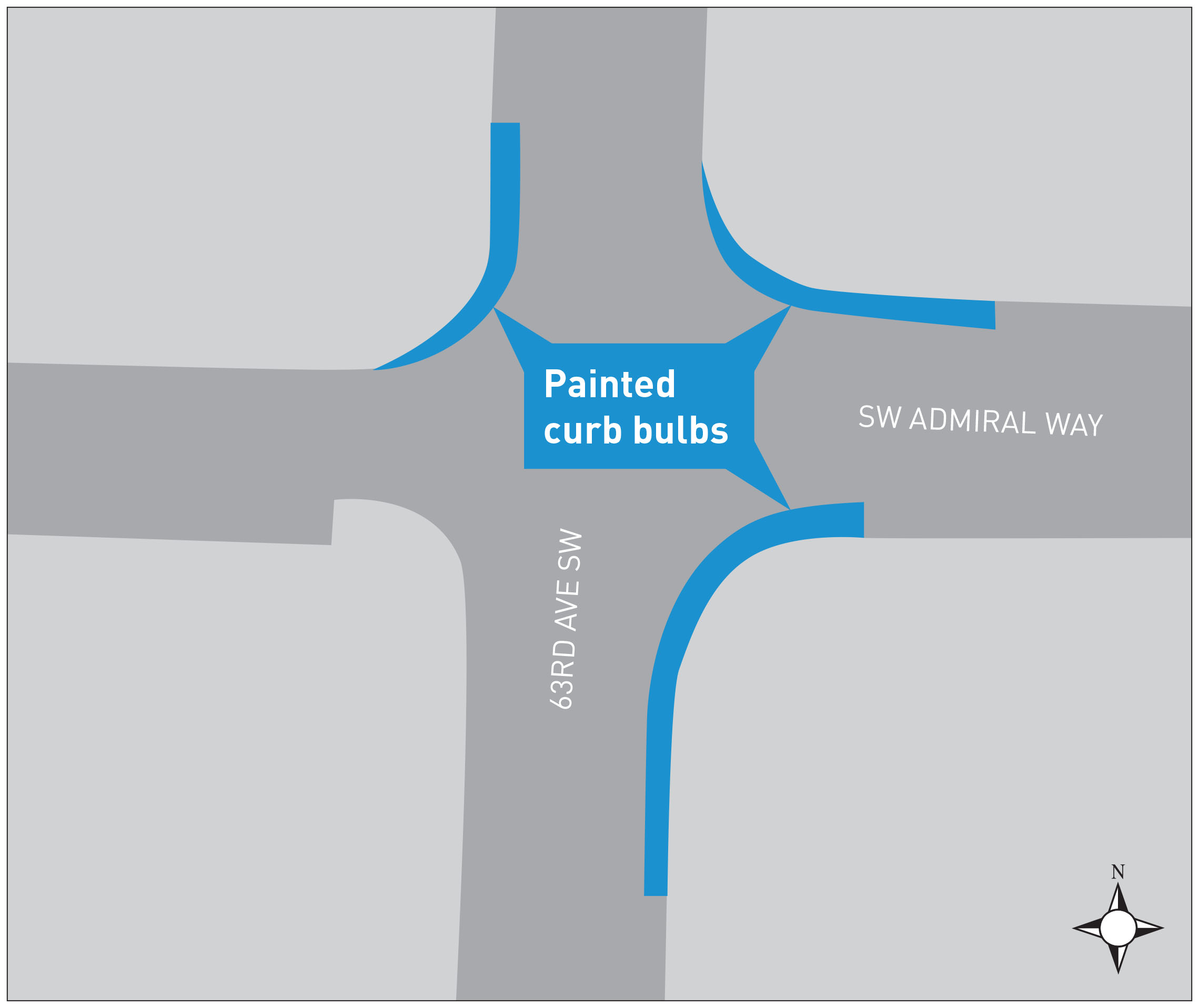 63rd Ave SW map