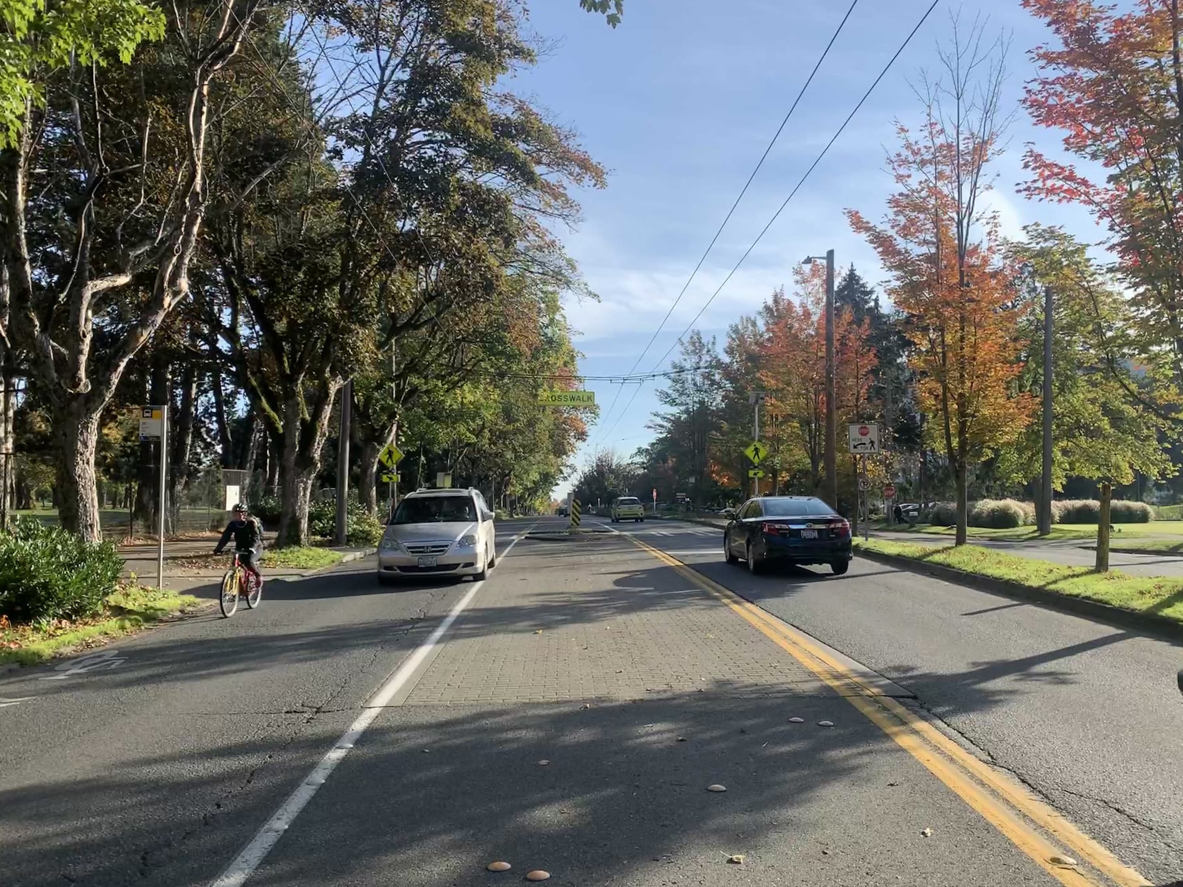 Existing conditions on Beacon Ave S at Jefferson Park