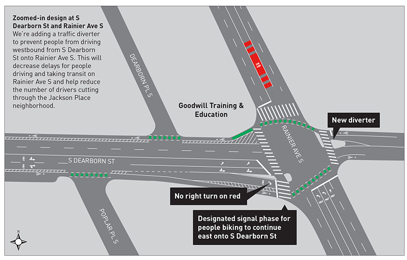 Traffic diverter map