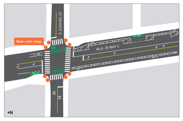 MLK and Judkins Intersection Diagram
