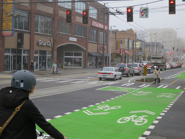 Example of green pavement