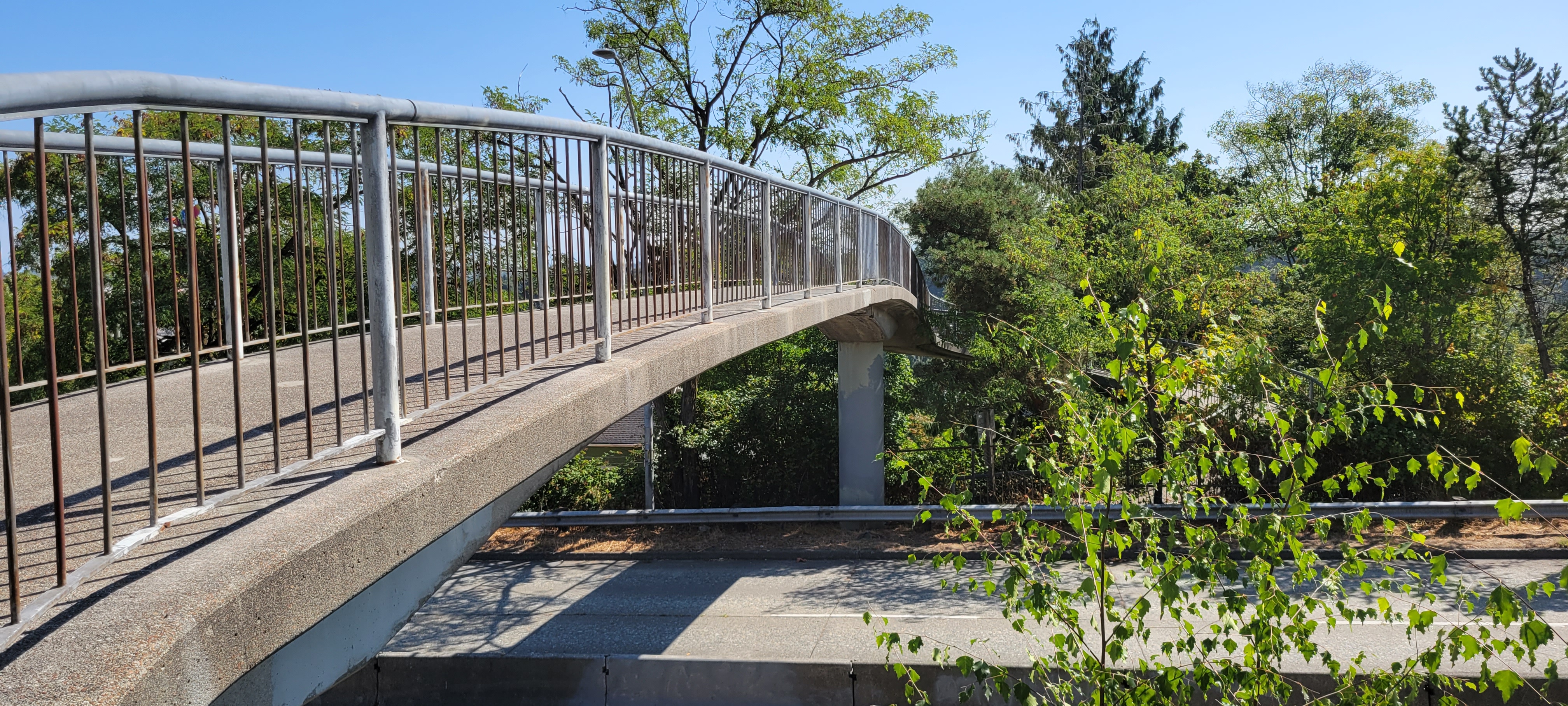 Photo showing the east side of the bridge