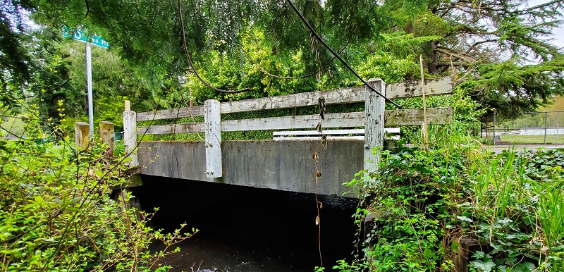 Bridge 104 is on NE 105th St