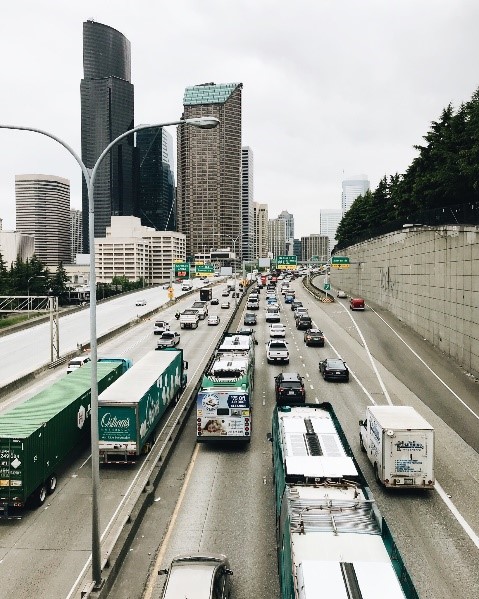 Traffic on the I-5