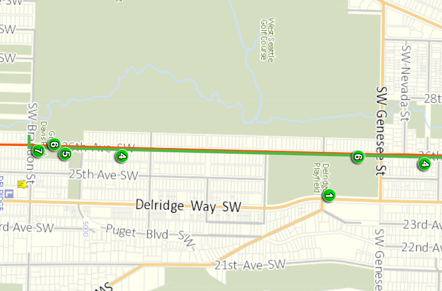 Interactive web map