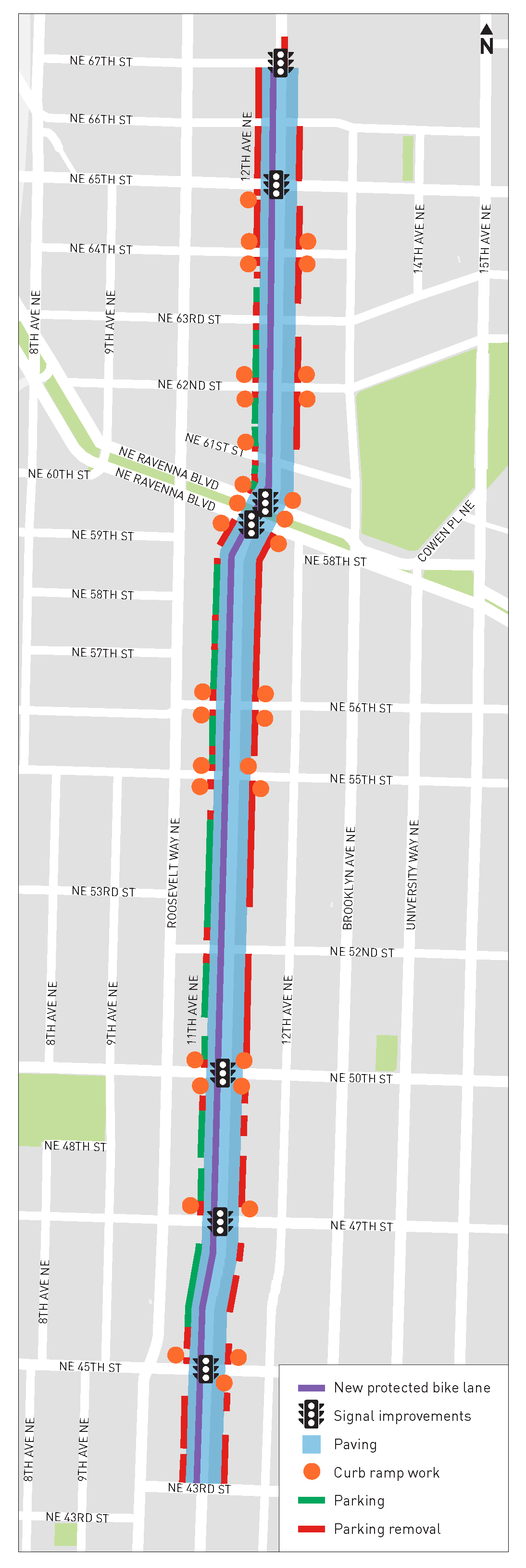 Map showing the project area