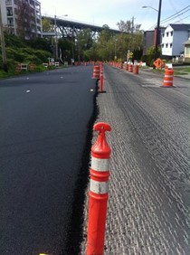 An example of paving work.