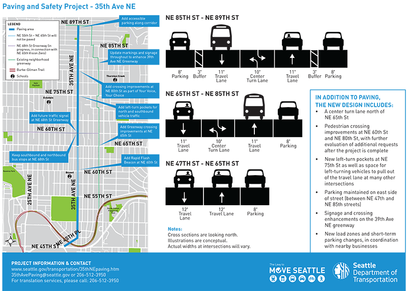 Updated Paving and Safety Projects Map